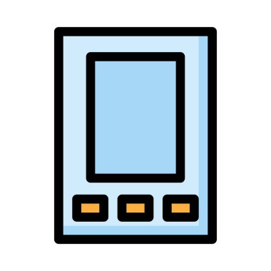 Telefon simgesi vektör illüstrasyonu 