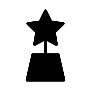 Anıt yıldız simgesi vektör çizim ile 