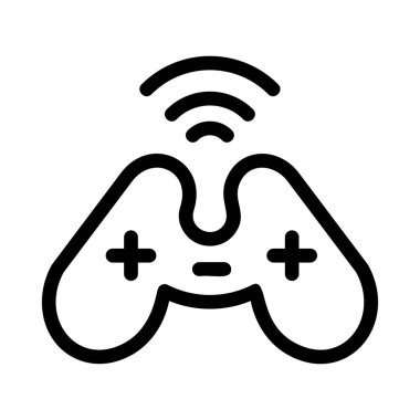 oyun oyun çubuğu simgesi, vektör çizim 