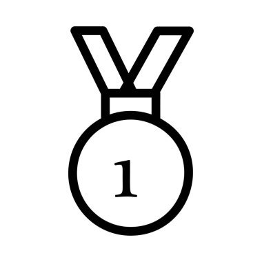 madalya simgesi, işareti, vektör halat 