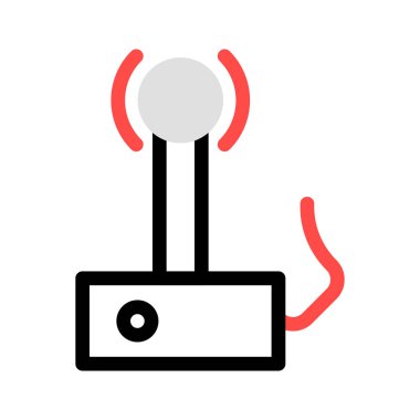 joystick simgesi vektör illüstrasyonu 