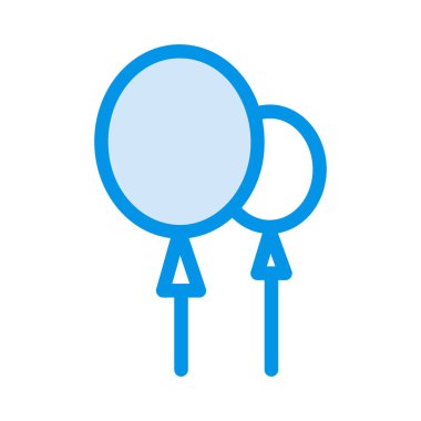 Festival Sisme Balonlar, vektör çizim