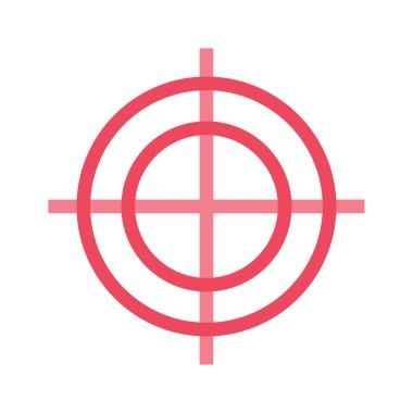 hedef simge vektör illüstrasyonu 