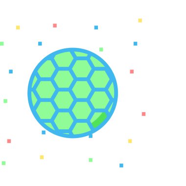 Çember ikon vektör illüstrasyonu 