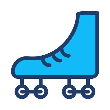 roller blade simge vektör çizim 
