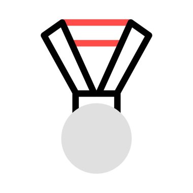 madalya simgesi, işareti, vektör halat 