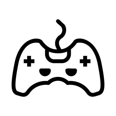 Video oyunu simgesi, vektör illüstrasyonu 