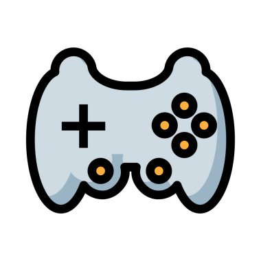 joystick simgesi vektör illüstrasyonu 