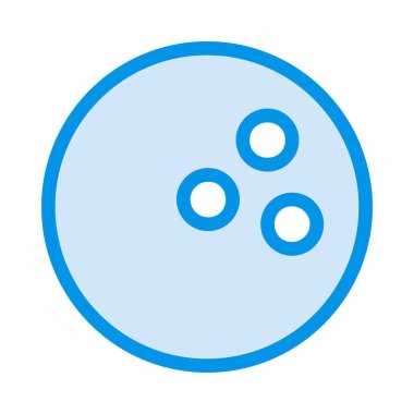 Bowling topu vektör çizim, simgesi 