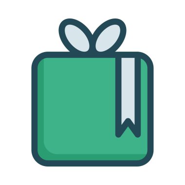 hediye simgesi vektör illüstrasyonu 