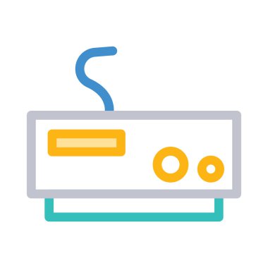 istasyonu simge vektör çizim oynamak 