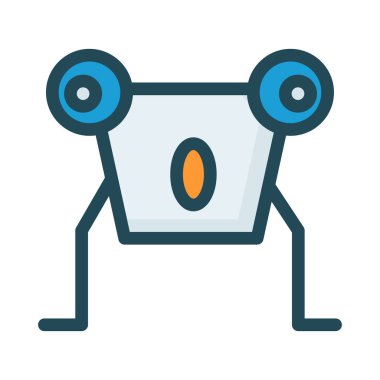 Kurbağa oyun simge vektör çizim 