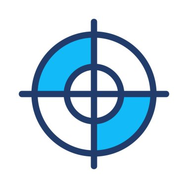 hedef simge vektör illüstrasyonu 