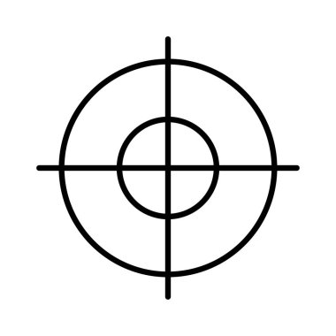 hedef simge vektör illüstrasyonu 