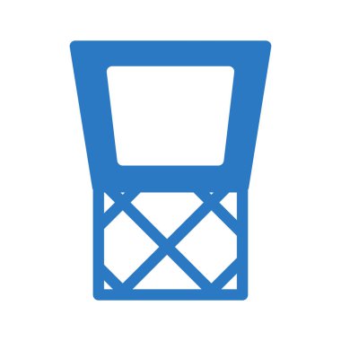 Basketbol ikonu vektör illüstrasyonu  