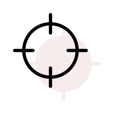 hedef simge vektör illüstrasyonu 