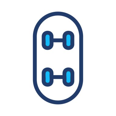 Web geliştirme için mobil tasarım simgesi. Vektör çizim