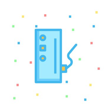 oyun pod simge vektör çizim 