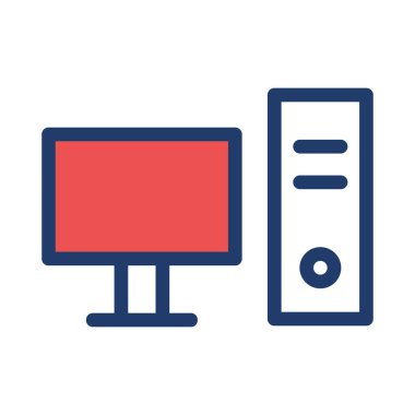 bilgisayar simgesi vektör illüstrasyonu 