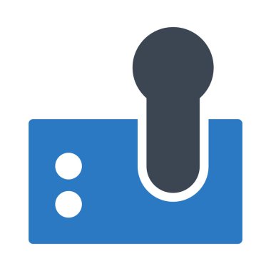 joystick simgesi vektör illüstrasyonu 