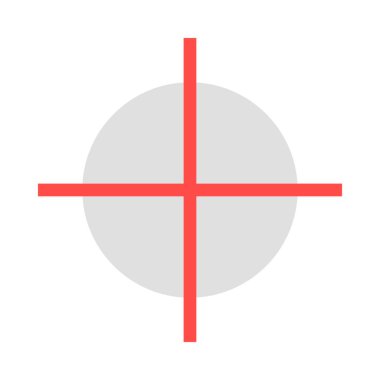 hedef simge vektör illüstrasyonu 