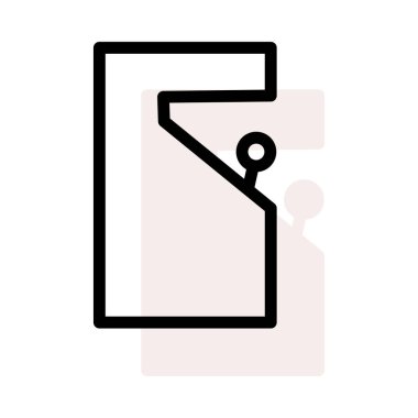 oyun otomat vektör çizim 