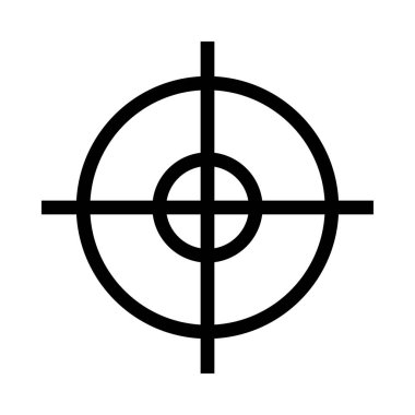 hedef simge vektör illüstrasyonu 