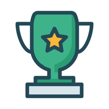 kazanan Kupası. Kavram kupa. Vektör çizim 