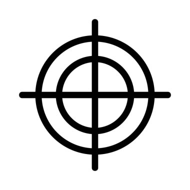 hedef simge vektör illüstrasyonu 