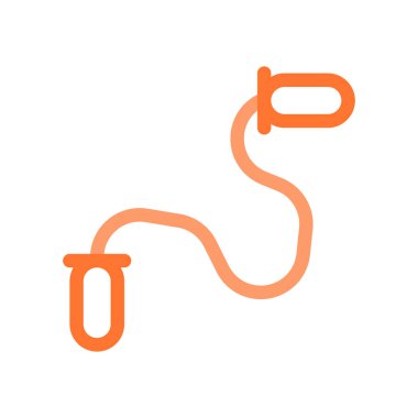 atlama ipi web simgesi, illüstrasyon vektör 