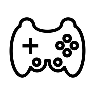 Video oyunu simgesi, vektör illüstrasyonu 