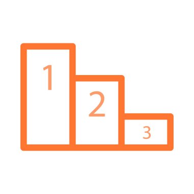 zafer merdiven simge vektör çizim 