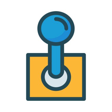 joystick simgesi vektör illüstrasyonu 