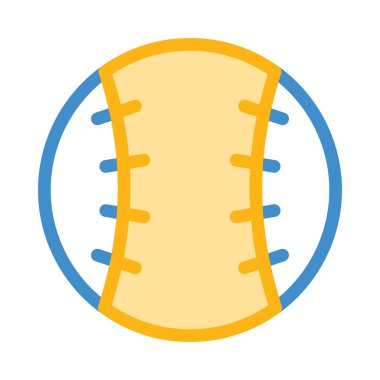 futbol topu ikonu vektör illüstrasyonu 