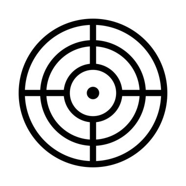 hedef simge vektör illüstrasyonu 