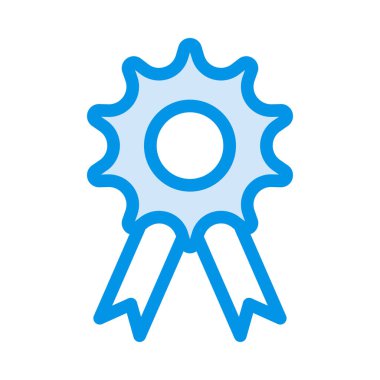 Ödülü basit simgesi, vektör çizim 