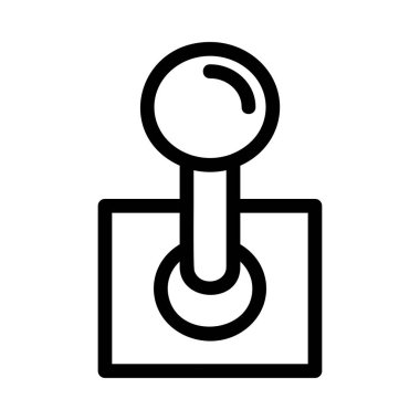 joystick simgesi vektör illüstrasyonu 