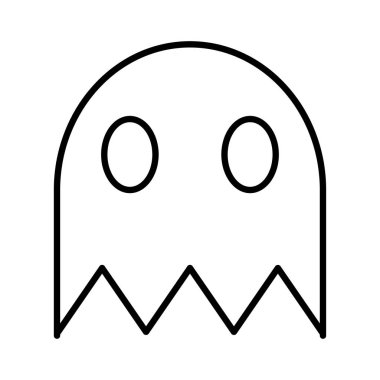 canavar simgesi vektör illüstrasyonu 