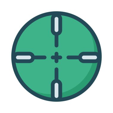 hedef simge vektör illüstrasyonu 