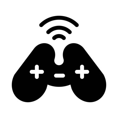 Video oyunu simgesi, vektör illüstrasyonu 