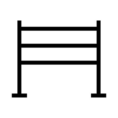 voleybol net simge vektör çizim  