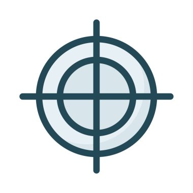 hedef simge vektör illüstrasyonu 