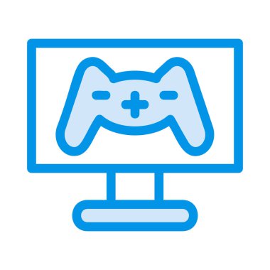 joystick simgesi vektör illüstrasyonu 