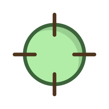 hedef simge vektör illüstrasyonu 