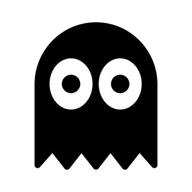 hayalet simgesi vektör illüstrasyonu 
