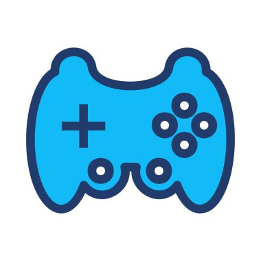 Video oyunu simgesi, vektör illüstrasyonu 