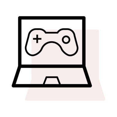 oyun pod simge vektör çizim 