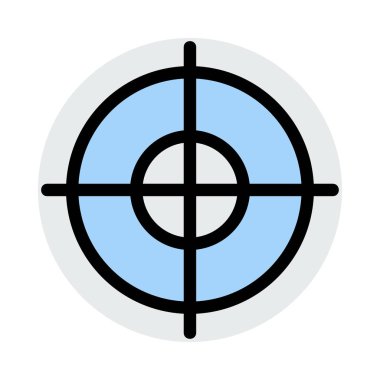 hedef simge vektör illüstrasyonu 