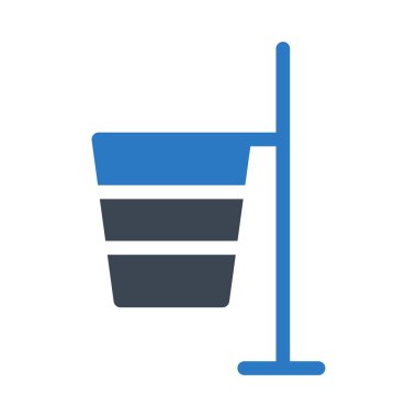 Çöp kutusu simgesini vektör çizim  