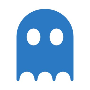 hayalet simgesi vektör illüstrasyonu 